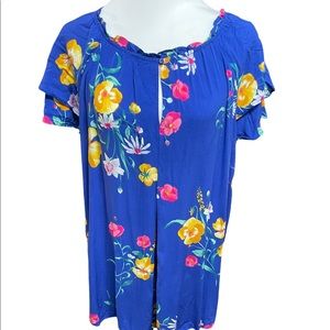 Floral Maternity Top- XL